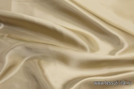 Подкладочная твил (о) бежевая - итальянские ткани Тессутидея арт. 08-1135