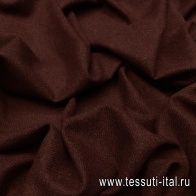 Костюмная (н) бордовая диагональ - итальянские ткани Тессутидея арт. 05-2674