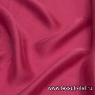 Плательная купра вареная (о) малиновая - итальянские ткани Тессутидея арт. 04-1358