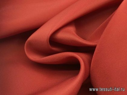 Подкладочная (о) красно-коричневая - итальянские ткани Тессутидея арт. 07-1087