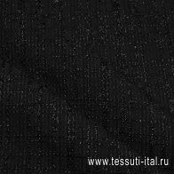 Шанель с люрексом (о) черная - итальянские ткани Тессутидея арт. 03-7123