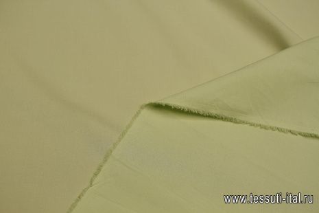 Сорочечная стрейч (о) светло-салатовая - итальянские ткани Тессутидея арт. 01-7129