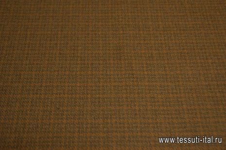 Костюмная (н) коричневая гусиная лапка - итальянские ткани Тессутидея арт. 05-3655