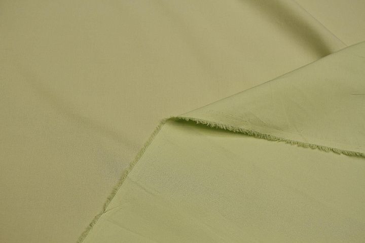 Сорочечная стрейч (о) светло-салатовая - итальянские ткани Тессутидея арт. 01-7129