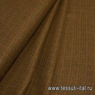 Костюмная (н) коричневая гусиная лапка - итальянские ткани Тессутидея арт. 05-3655