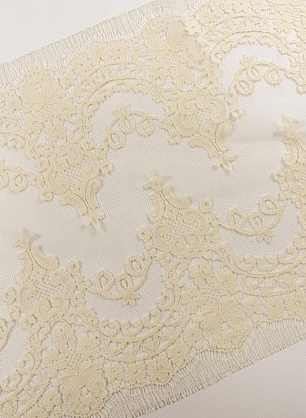 Кружево (о) топленое молоко ш-40см - в интернет-магазине тканей Тессутидея арт. 03-7563