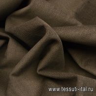 Микровельвет (о) коричневый Pal Zileri - итальянские ткани Тессутидея арт. 01-4571