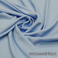 Шелк кади (о) голубой - итальянские ткани Тессутидея арт. 10-3514