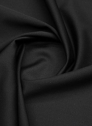 Костюмная диагональ (о) черная - в интернет-магазине тканей Тессутидея арт. 05-4752