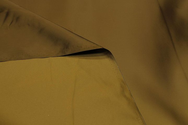 Плащевая с водоотталкивающим покрытием (о) коричневая - итальянские ткани Тессутидея арт. 11-0445