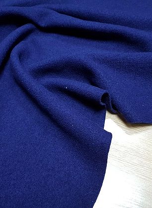 Трикотаж шерсть лоден водоотталкивающий (о) темно-сиреневый Piacenza - в интернет-магазине тканей Тессутидея арт. 15-0752