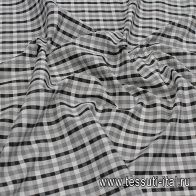 Сорочечная (н) черно-серо-белая клетка - итальянские ткани Тессутидея арт. 01-7207