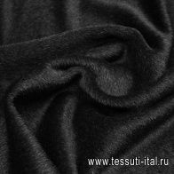 Пальтовая (о) черно-серая меланж - итальянские ткани Тессутидея арт. 09-2031