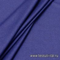 Костюмная дабл стрейч (о) сине-черная меланж - итальянские ткани Тессутидея арт. 05-2920