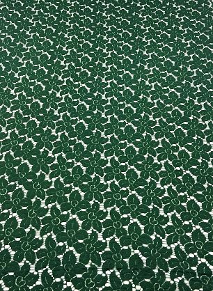 Кружево (о) зеленое Solstiss - в интернет-магазине тканей Тессутидея арт. 03-4794