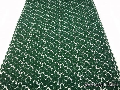 Кружево (о) зеленое Solstiss - итальянские ткани Тессутидея арт. 03-4794