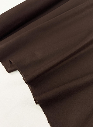 Костюмная шерсть сукно (о) темно-коричневая - в интернет-магазине тканей Тессутидея арт. 05-5251