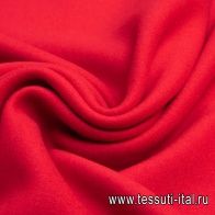 Пальтовая флис дабл (о) красная - итальянские ткани Тессутидея арт. 09-1727