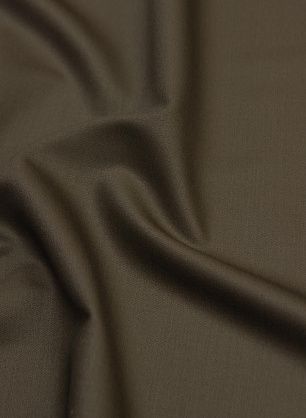 Плательная шерсть супер (о) Leitmotiv коричнево-зеленая - в интернет-магазине тканей Тессутидея арт. 17-0362