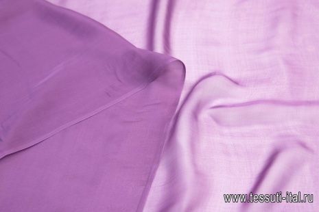 Шифон (о) фиолетовый - итальянские ткани Тессутидея арт. 10-1097