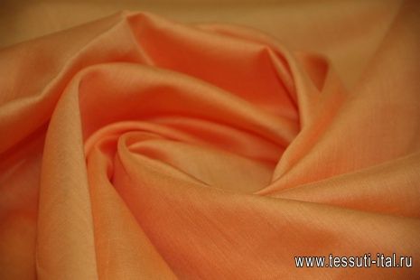 Батист (о) светло-оранжевый - итальянские ткани Тессутидея арт. 01-3213