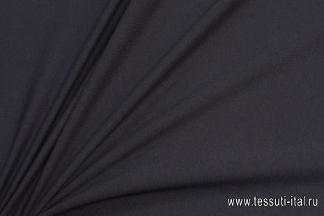 Джерси вискоза (о) черное - итальянские ткани Тессутидея арт. 14-1703