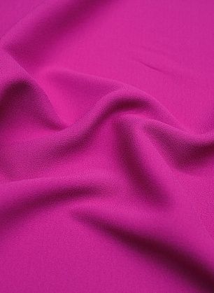 Плательная кади вискоза стрейч 400 г/м (о) фуксия - в интернет-магазине тканей Тессутидея арт. 04-1563