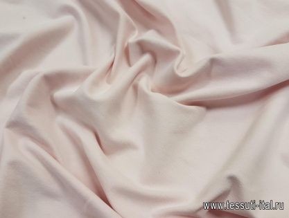 Трикотаж футер хлопок (о) розовый - итальянские ткани Тессутидея арт. 12-1045