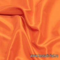 Подкладочная стрейч (о) морковная - итальянские ткани Тессутидея арт. 07-1383