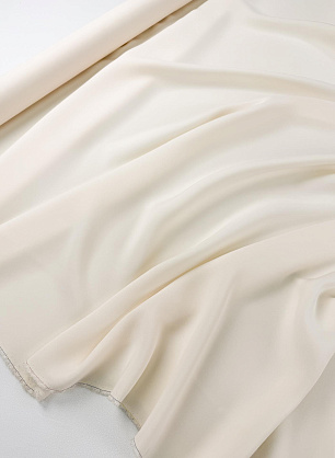 Шелк кади (о) молочный - в интернет-магазине тканей Тессутидея арт. 10-5129