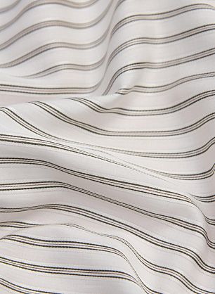 Сорочечная (н) бело-коричнево-зеленая полоска - в интернет-магазине тканей Тессутидея арт. 01-6192