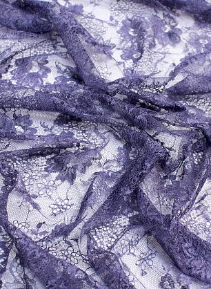 Кружевное полотно (о) сиреневое в стиле Valentino - в интернет-магазине тканей Тессутидея арт. 10-0628