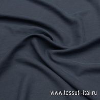 Шелк вареный матовый (о) темно-синий - итальянские ткани Тессутидея арт. 10-3672