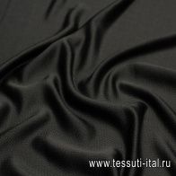 Шелк фактурный (о) черный - итальянские ткани Тессутидея арт. 10-3304