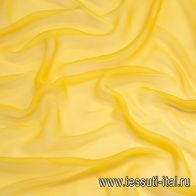 Шифон (о) темно-желтый - итальянские ткани Тессутидея арт. 10-1158