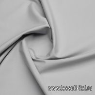 Хлопок пике стрейч (о) светло-серый - итальянские ткани Тессутидея арт. 01-7626