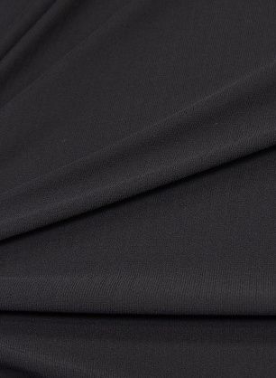 Трикотаж вискоза купон (2,1м) (о) черный - в интернет-магазине тканей Тессутидея арт. 14-1694