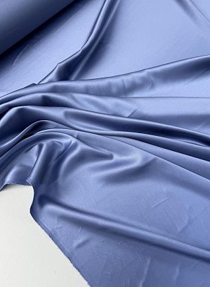 Шелк атлас стрейч (о) светло-сине-серый - в интернет-магазине тканей Тессутидея арт. 10-4706