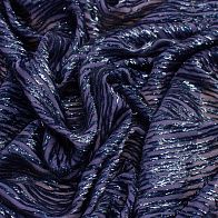 Шифон с люрексом (о) сине-сиреневый в стиле Armani - итальянские ткани Тессутидея арт. 10-0636
