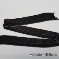 Подвяз черно-белый  3*-65-68см - итальянские ткани Тессутидея арт. F-3271