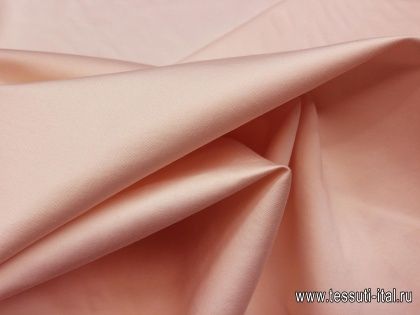 Плательная стрейч (о) светло-персиковая - итальянские ткани Тессутидея арт. 01-4411
