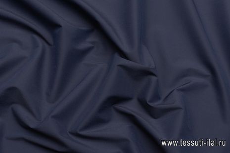 Сорочечная стрейч (о) темно-синяя - итальянские ткани Тессутидея арт. 01-7000