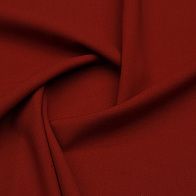 Костюмная шерсть двухслойная (о) красно-терракотовая - итальянские ткани Тессутидея арт. 05-4896