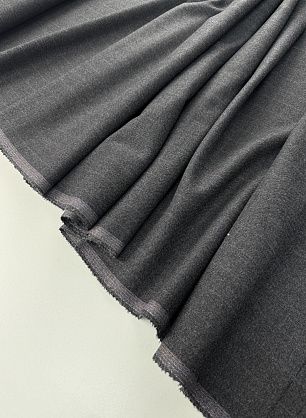 Костюмная шерсть стрейч (н) серая полоска - в интернет-магазине тканей Тессутидея арт. 05-5053