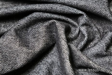 Костюмная (н) черно-белая - итальянские ткани Тессутидея арт. 05-2538