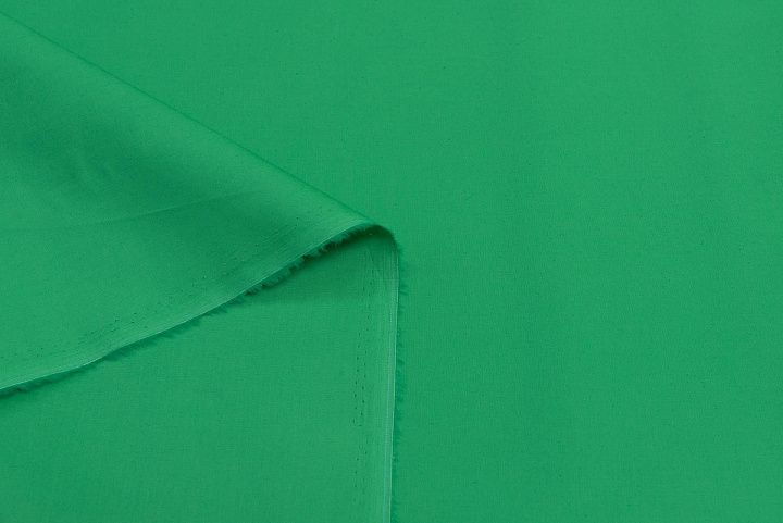 Сорочечный поплин стрейч (о) ярко-зеленый - итальянские ткани Тессутидея арт. 01-6848