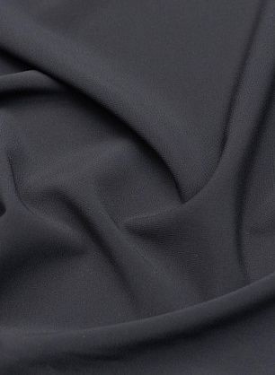 Плательная вискоза стрейч (о) черная - в интернет-магазине тканей Тессутидея арт. 04-1536
