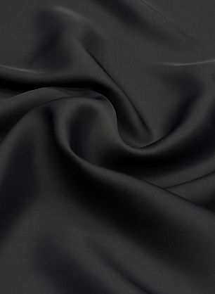 Плательная кади сатин вискоза (о) сине-черная - в интернет-магазине тканей Тессутидея арт. 04-1610