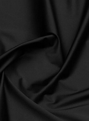 Хлопок стрейч (о) черный - в интернет-магазине тканей Тессутидея арт. 01-7488