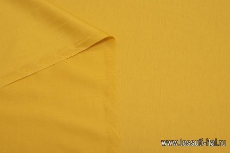 Трикотаж мерсеризованный хлопок (о) оранжево-желтый - итальянские ткани Тессутидея арт. 12-1062